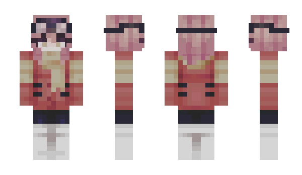 Minecraft skin Uszka