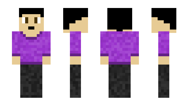 Minecraft skin violetboy