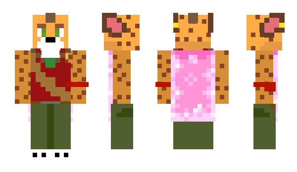 Minecraft skin JackWolfi