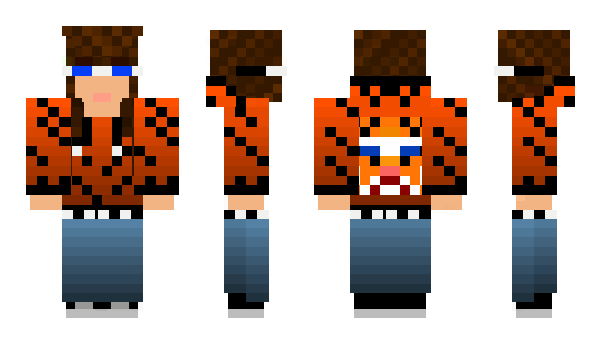 Minecraft skin Tigereye10