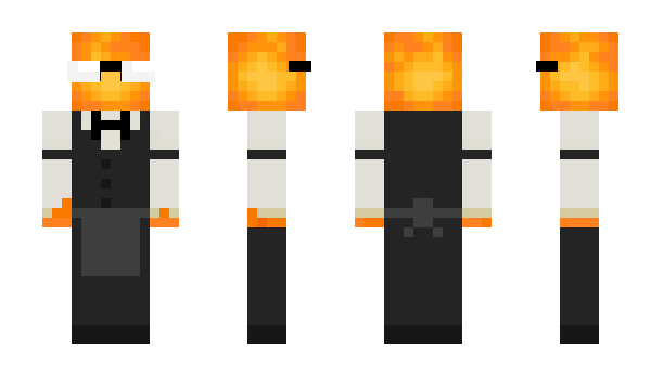 Minecraft skin Dinnerbone4