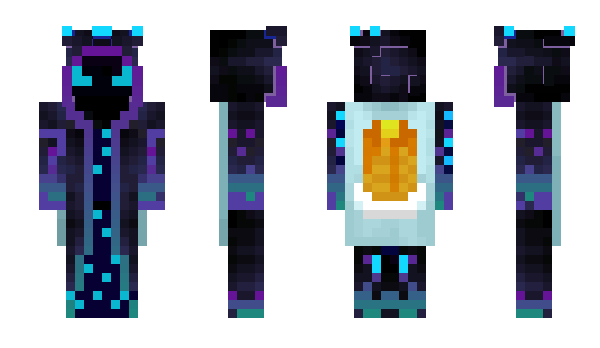 Minecraft skin purple_warrior