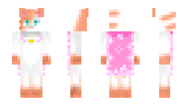 Minecraft скин по нику PinkPeachkat7