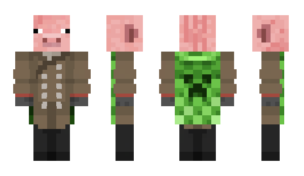 Minecraft скін по ніку TheMadPiglet