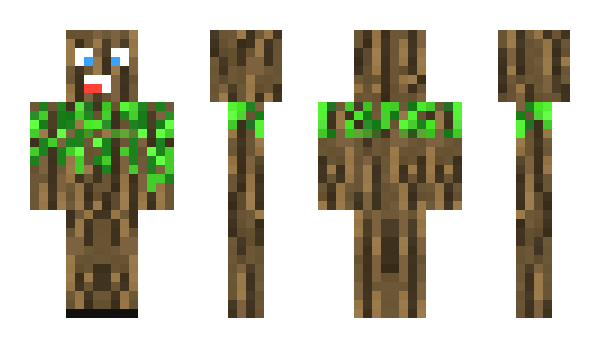 Minecraft skin TreeFu