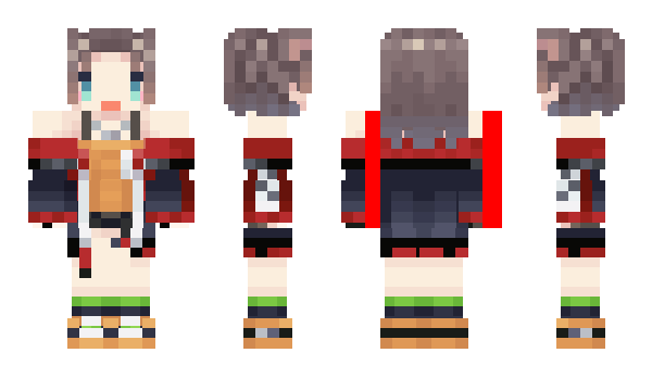 Minecraft skin natsuiromatsuri