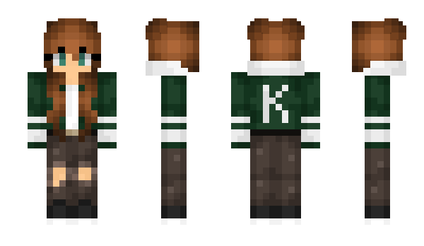 Minecraft skin Koraline