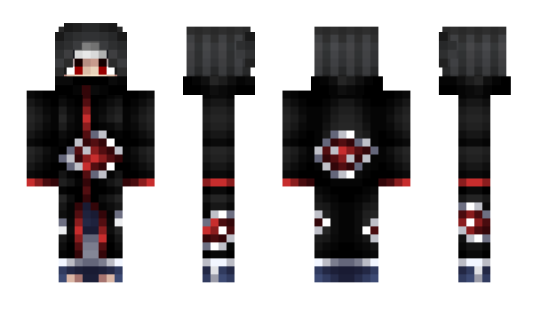 Minecraft skin Akatsuki_Itachi