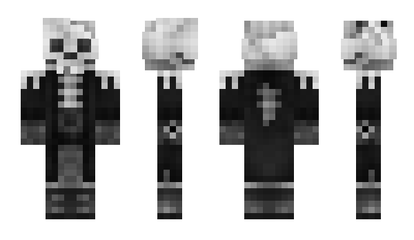 Minecraft skin Sceleton
