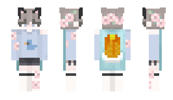 Minecraft скин по нику PrettyPuppyLuna
