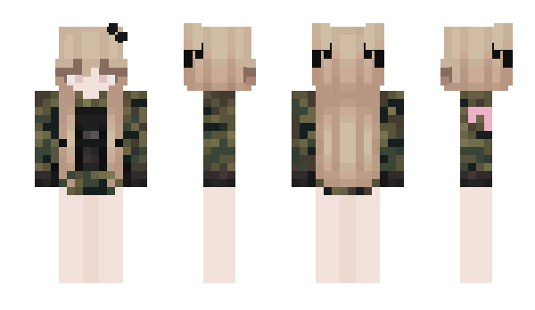 Minecraft skin bluuf