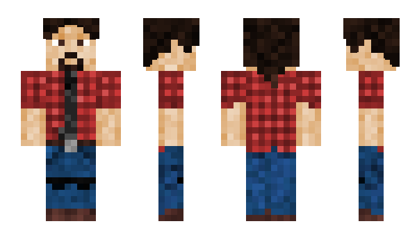 Minecraft skin Ink_Wolf