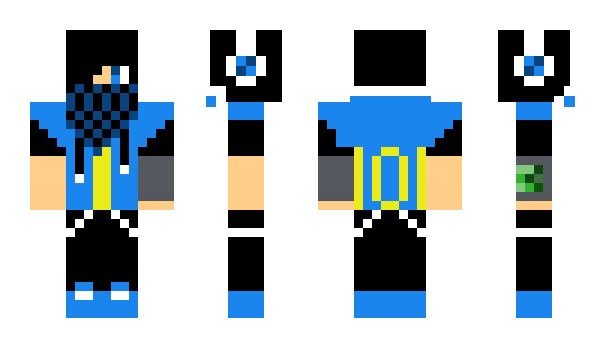 Minecraft skin LEETA