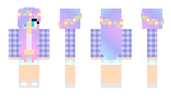 Minecraft skin glittercas