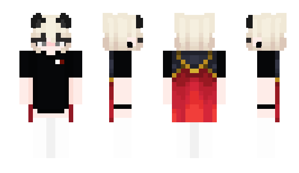 Minecraft skin NAKIMEWOLF