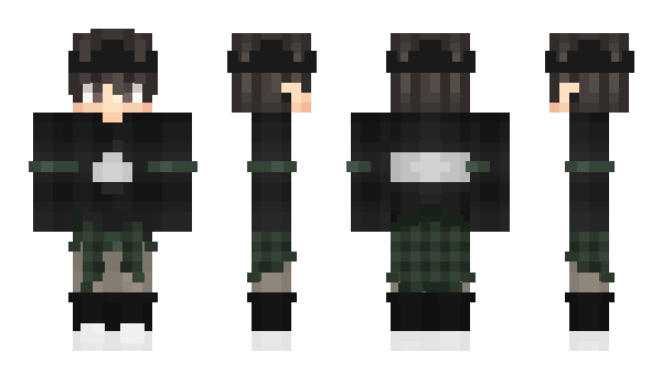 Minecraft skin HalZombie