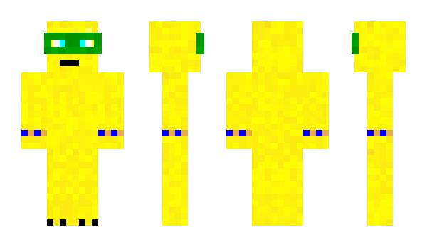 Minecraft skin Megabananafrog