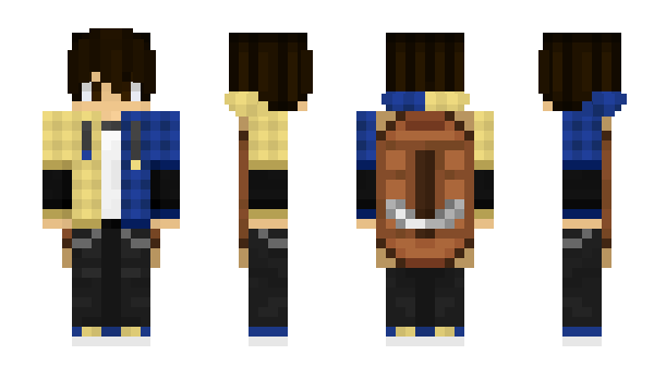 Minecraft skin LEMQNAD