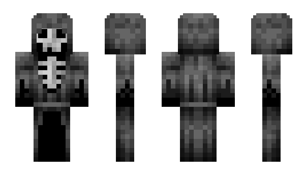 Minecraft skin scaryskull