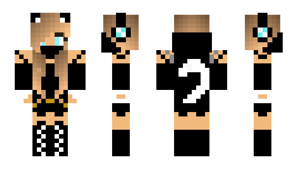 Minecraft skin Girldetective