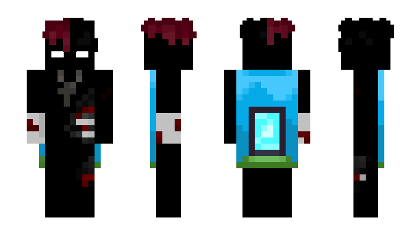Minecraft skin witchcore