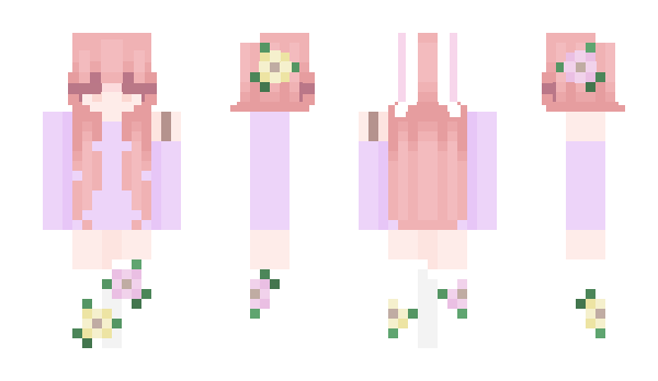 Minecraft skin Flora_Bunny