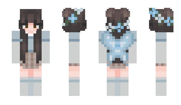 Minecraft skin PandaGurl2016