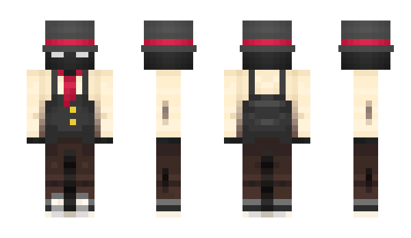 Minecraft skin TheBattleboxWolf