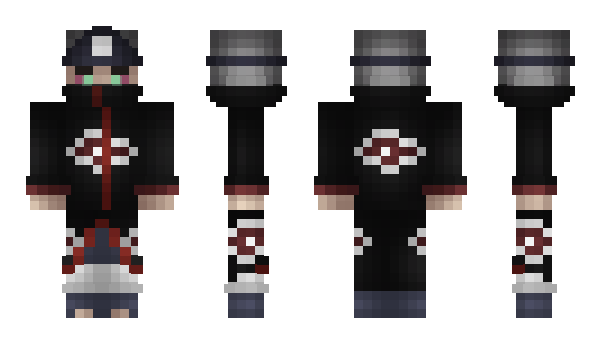 Minecraft skin Kakuzu