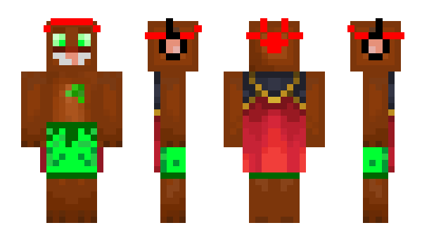 Minecraft skin chomiczek