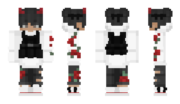 Minecraft skin kotej