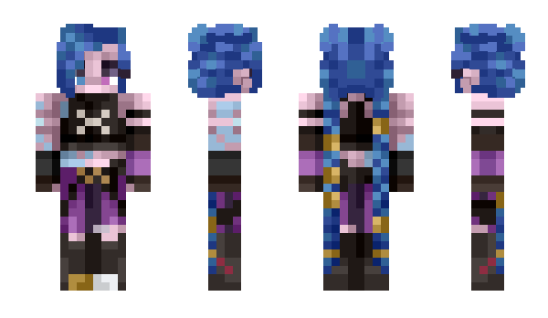 Minecraft skin JinxDZ