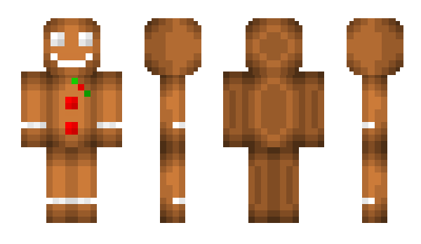 Minecraft skin Gingerbread_ai