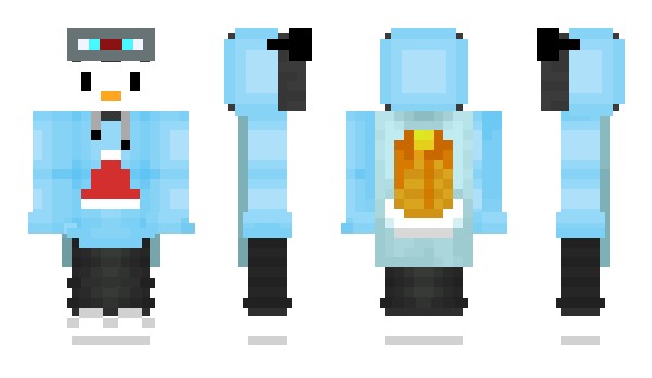 Minecraft скин по нику pingwinek4