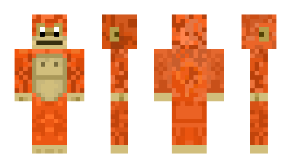 Minecraft skin orangeutan