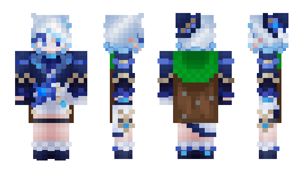 Minecraft skin SimpForColumbina