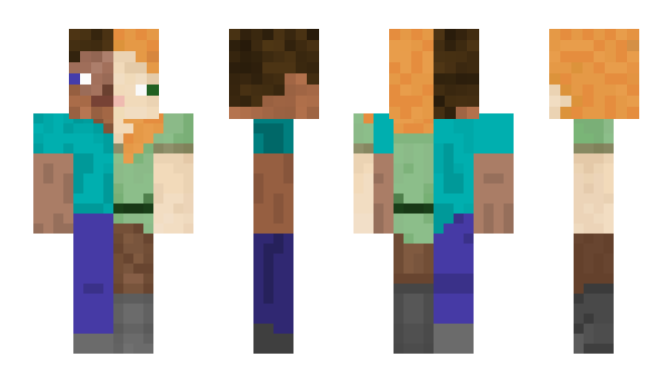 Minecraft skin hamboorger