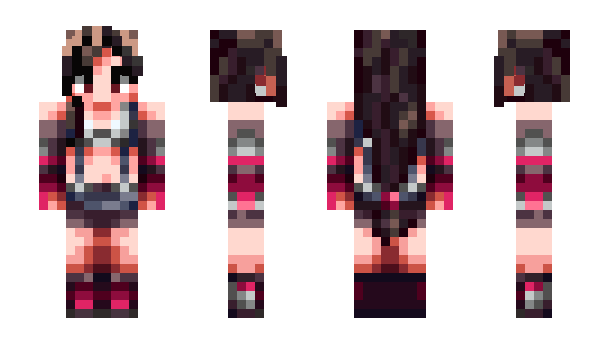 Minecraft skin SOS_baddieALERT