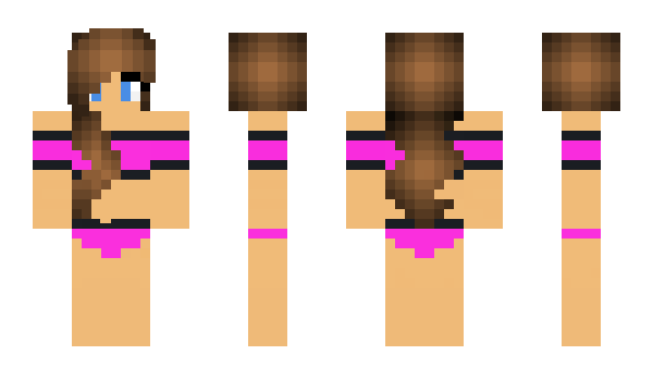 Minecraft skin crossdressing