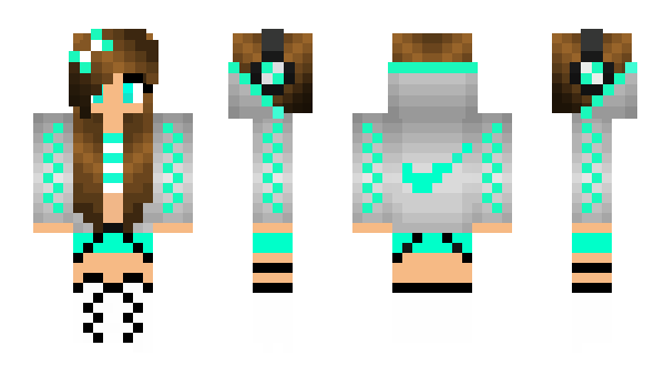 Minecraft skin pewdiepiefangirl