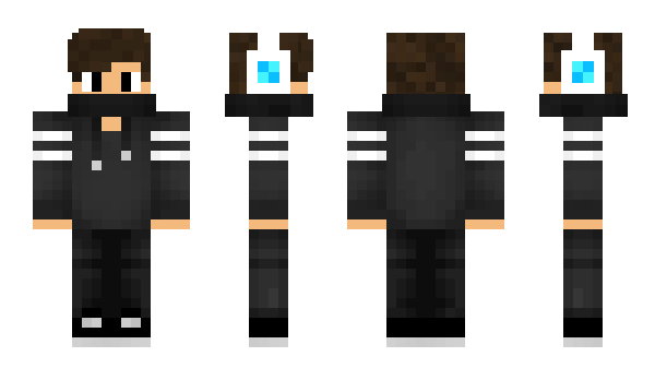 Minecraft скин по нику TheBlack321