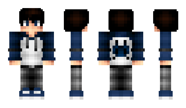 Minecraft skin Xia