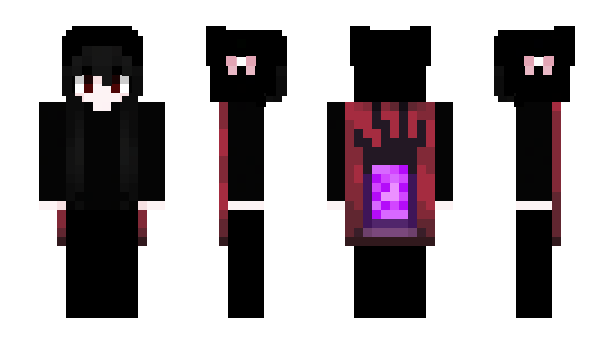 Minecraft skin Loona