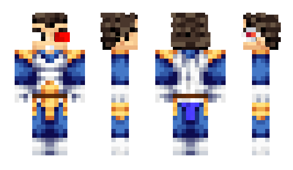 Minecraft skin DragonBallKai