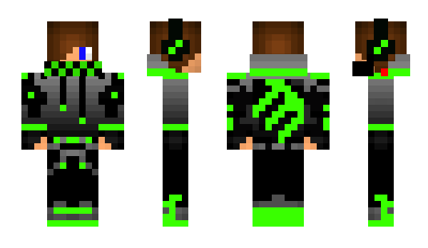 Minecraft skin CrazyNippi