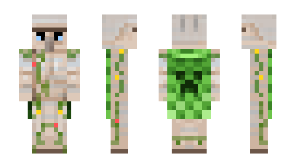 Minecraft skin SmallGolem