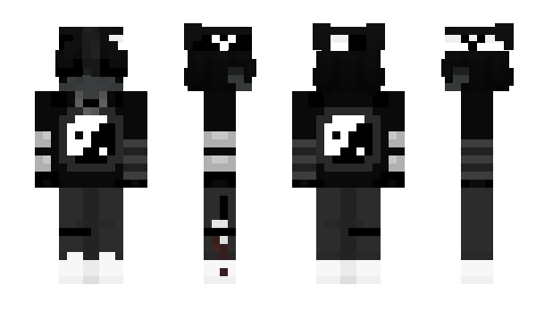 Minecraft skin galaxy_fox