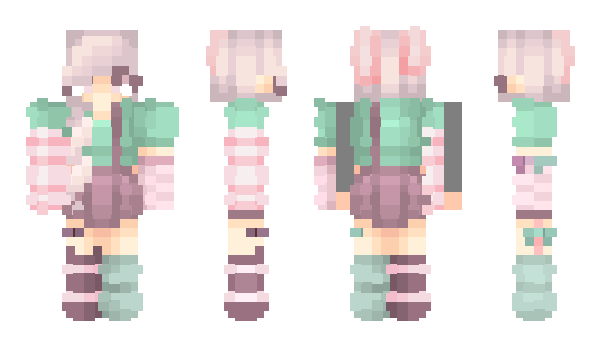 Minecraft skin WolfKitty12