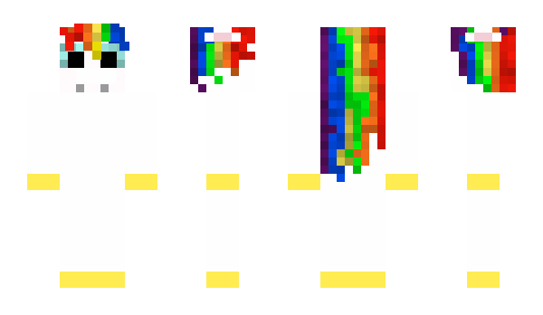 Minecraft скин по нику Rainbow_Giraffe
