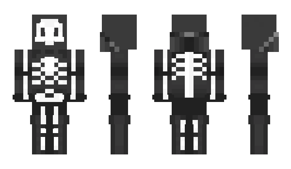Minecraft skin Skeletomi